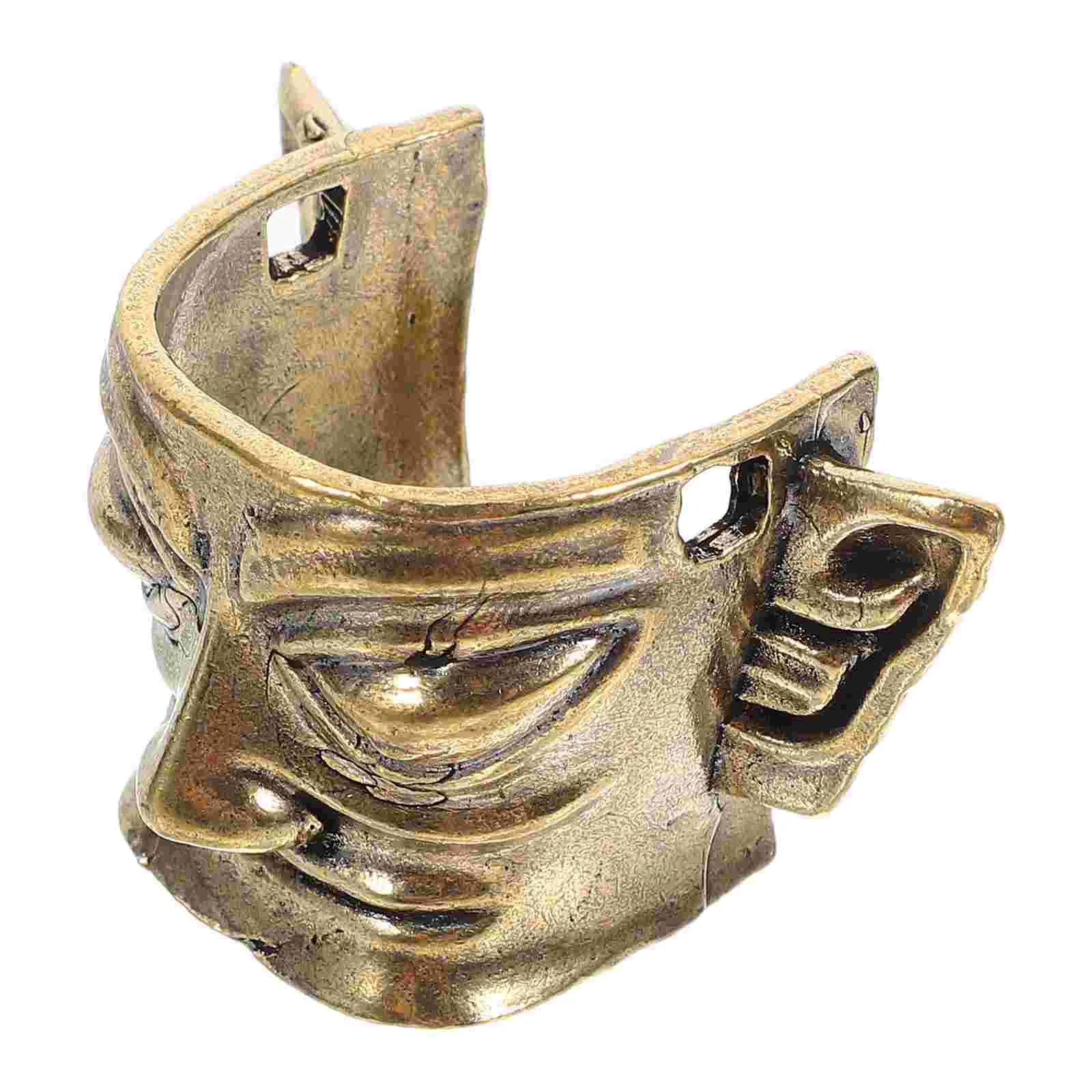 Sanxingdui бронзовые украшения для ванной комнаты китайский чай металлическая маска