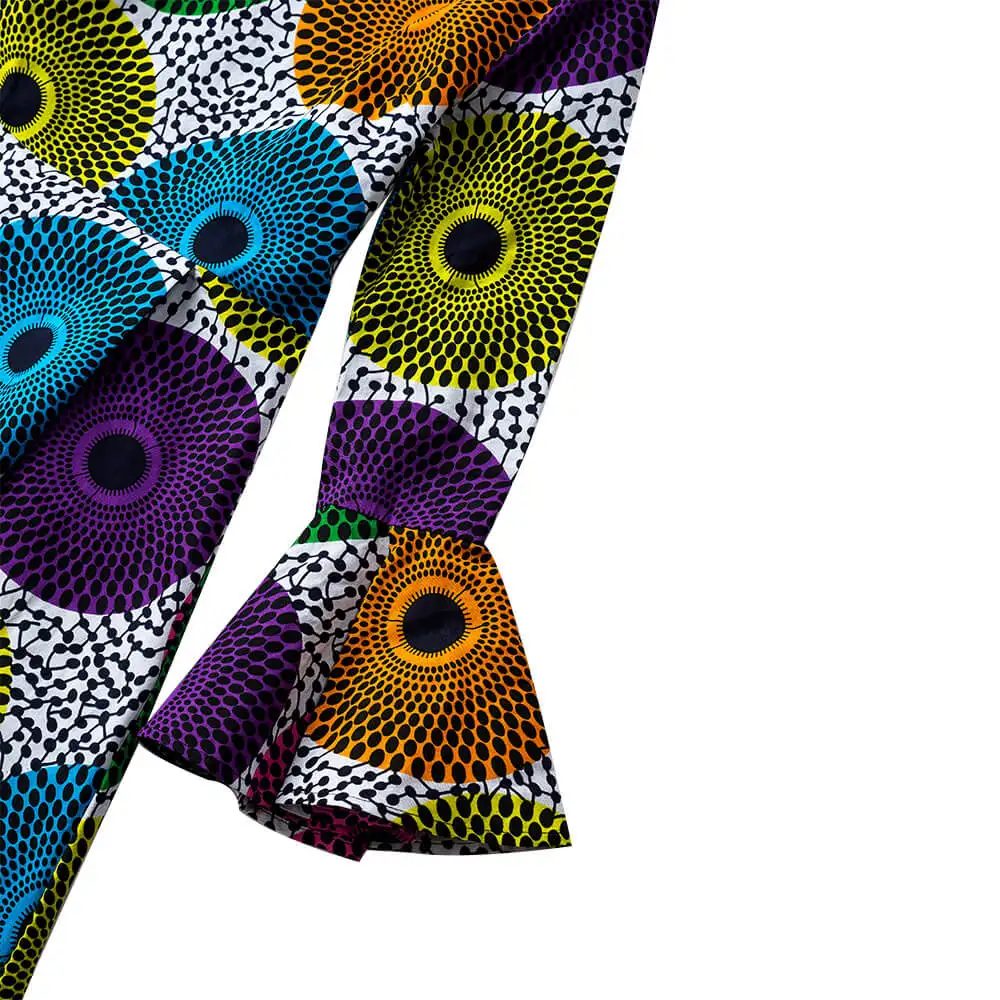 Высококачественная африканская одежда для женщин модная облегающая Женская с