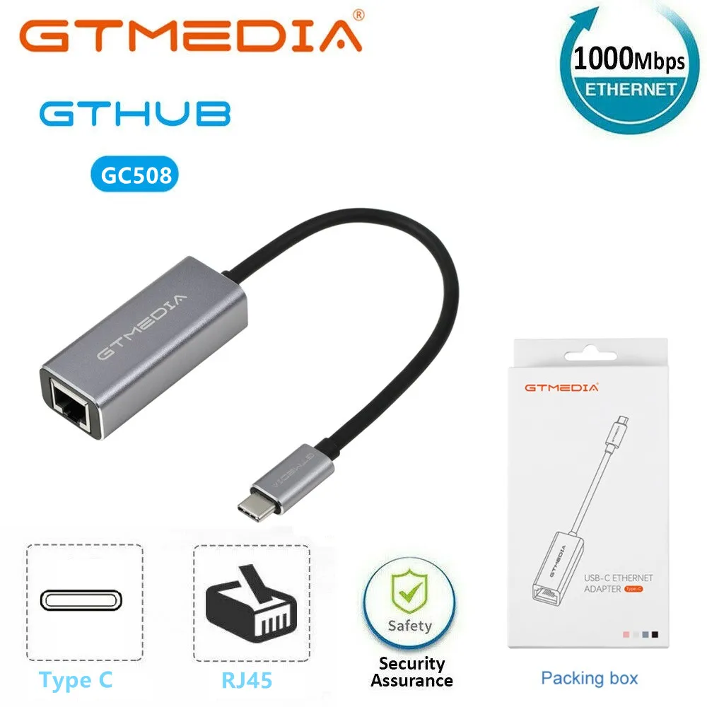 Высокоскоростной USB 3.1 2 в 1 Тип C к Ethernet LAN RJ45 USB адаптер концентратор 100/1000 Мбит/с гигабитный проводной для Windows ПК Mac
