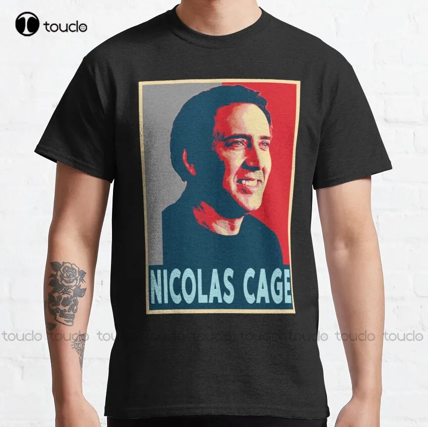 

John Travolta Nicolas Cage Retro Classic T-Shirt T Shirts For Women Men Fashion Christmas Gift Xs-5Xl Streetwear Hip Hop New