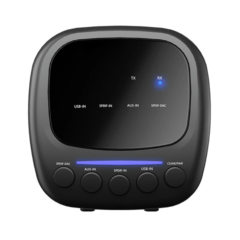 

Приемник, совместимый с Bluetooth, беспроводной адаптер для домашней системы потоковой передачи стерео музыки с 3,5 мм RCA/ LR