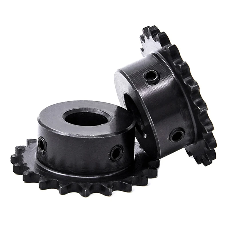 

Black 1pc 04C Chain Gear 45# Steel 10 Teeth Industrial Sprocket Wheel With Top Wire Bore 5mm 6mm 8mm 10mm