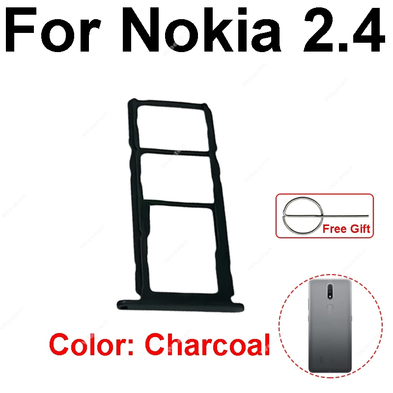 Слот для лотка SIM-карты Nokia 1 4 2 3 5 Держатель Разъем чтения карт Адаптер Запасные