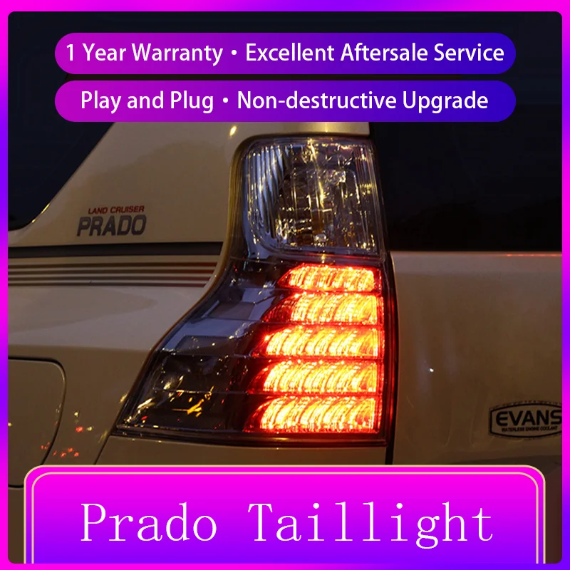 Подходит для Toyota Prado LC150 светодиодный DRL задние фонари 2010-2021 сборка внешние