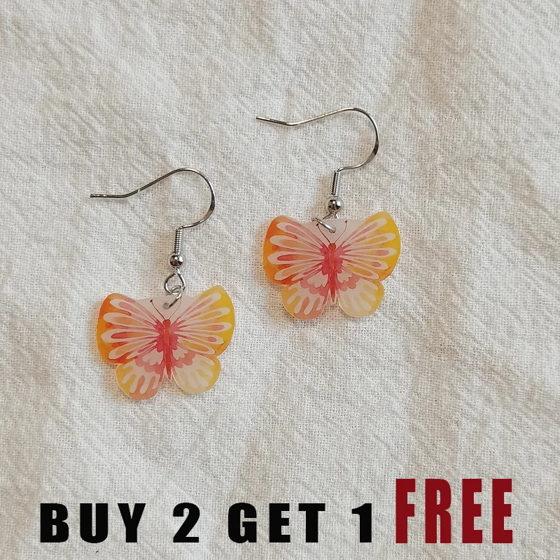 

Sweet Butterfly Earrings For Women Korean Style Handmade Original Design Women'S Accessories Jewelry Cute Fashion Earrings 2022