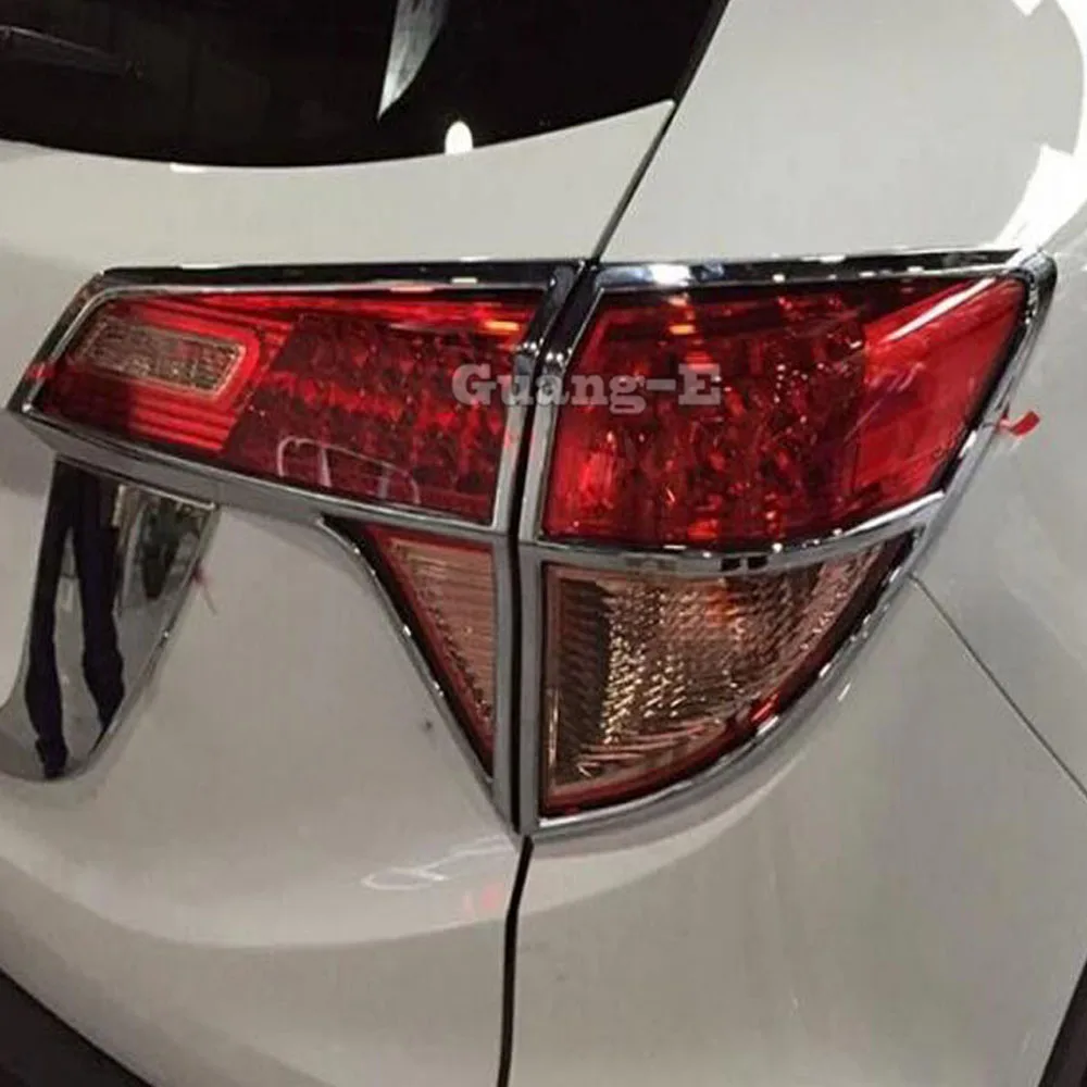 

Car Body Rear Tail Back Light Lamp Frame Stick Chrome ABS Trim Panel Molding For Honda HR-V HRV Vezel 2014 2015 2016 2017 2018