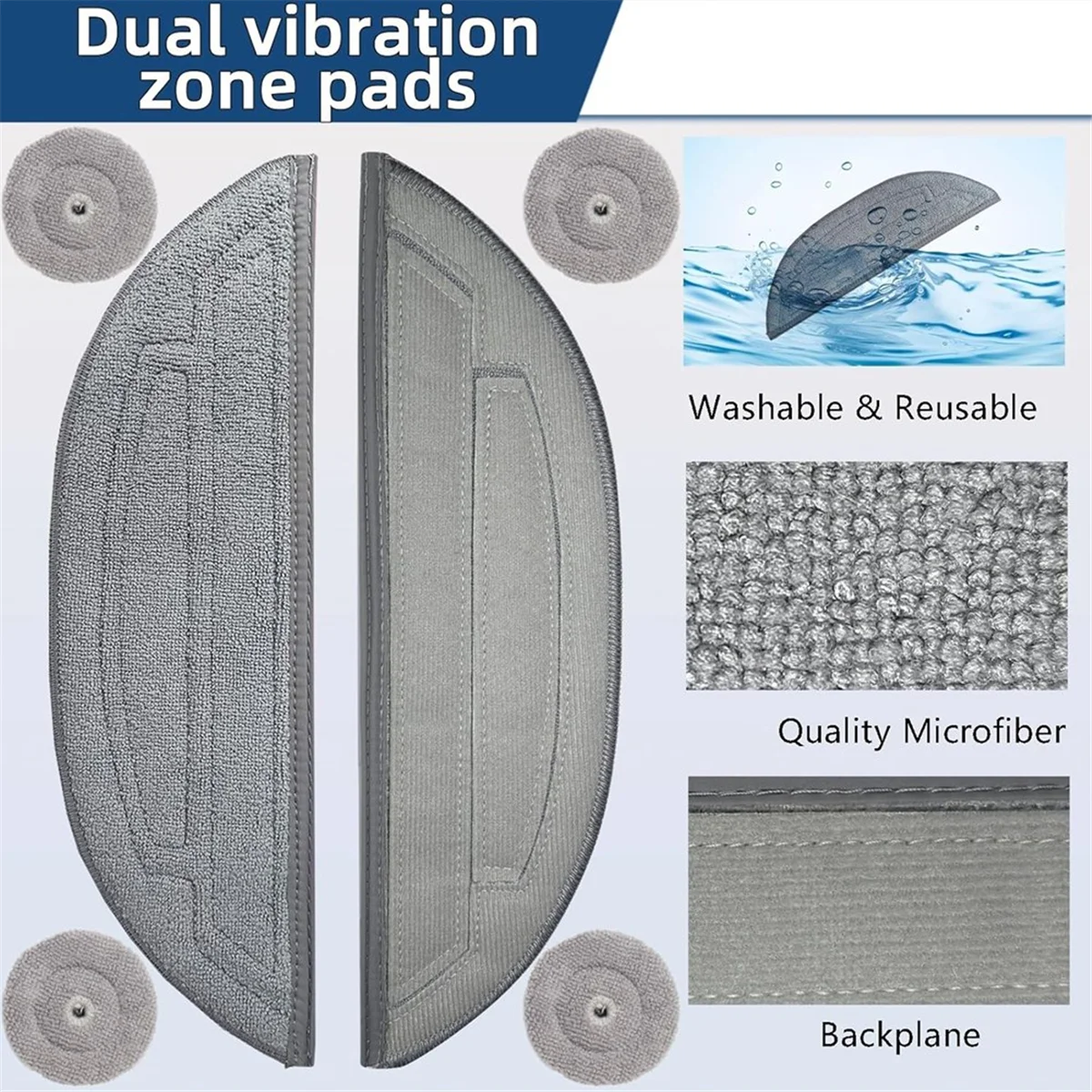 Комплект аксессуаров совместимый с роботом-пылесосом Roborock S8 MaxV Ultra основная