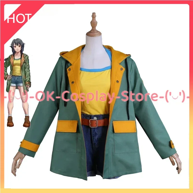 Игра Raging Loop Serizawa Chiemi Косплей Костюм Женский Милый праздничный костюм Пальто