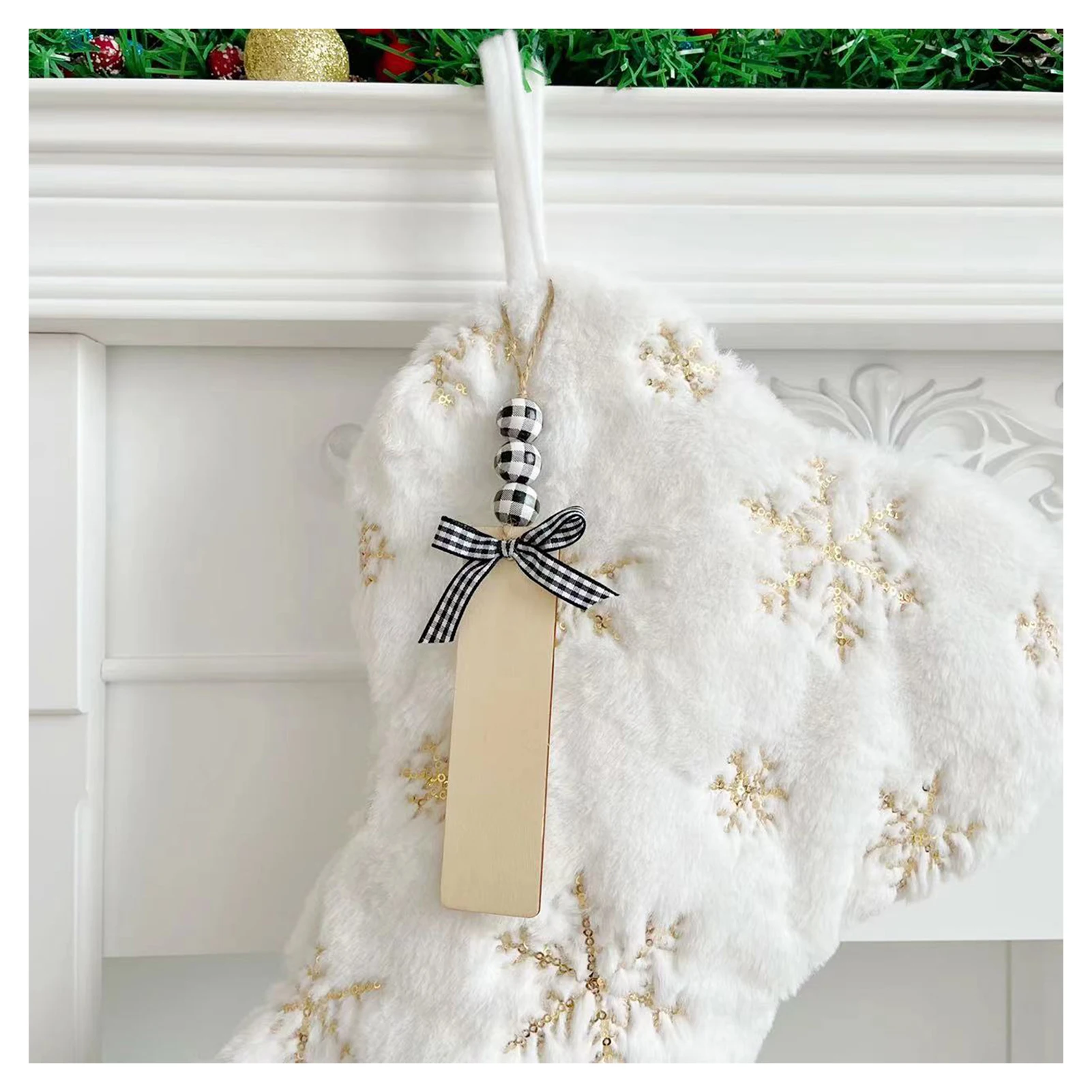 

Подвеска «сделай сам» с желанием, украшение для рождественской елки, гладкая, приятная на ощупь Подвеска для празднивечерние украшения