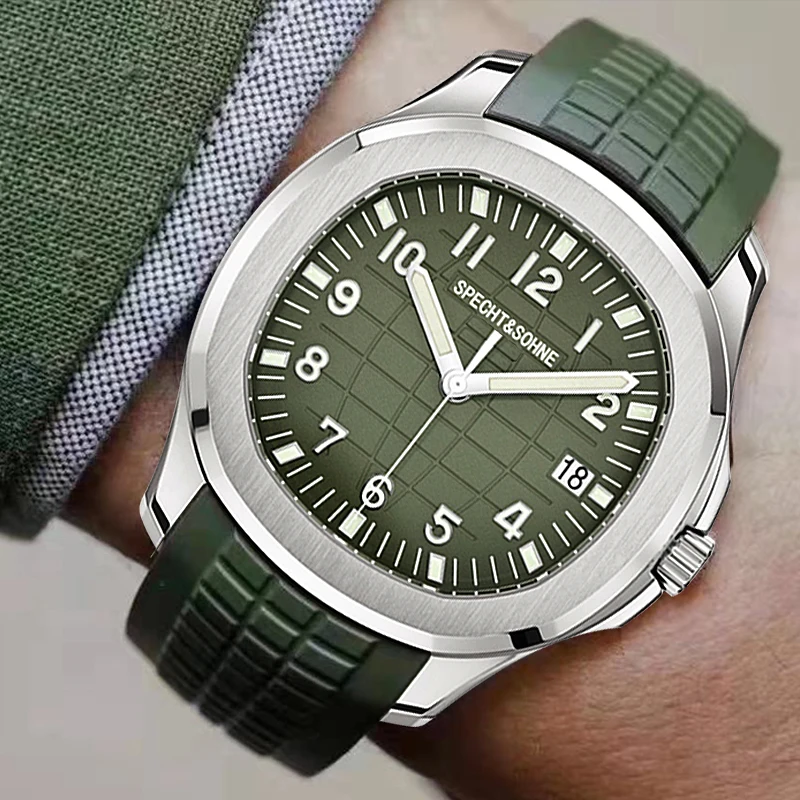 2022 Specht&ampSohne High Qualuty Mechanical Automatic Watch Japan Miyota 8215 Movement Sports Wristwatches Luminous Waterproof | Наручные