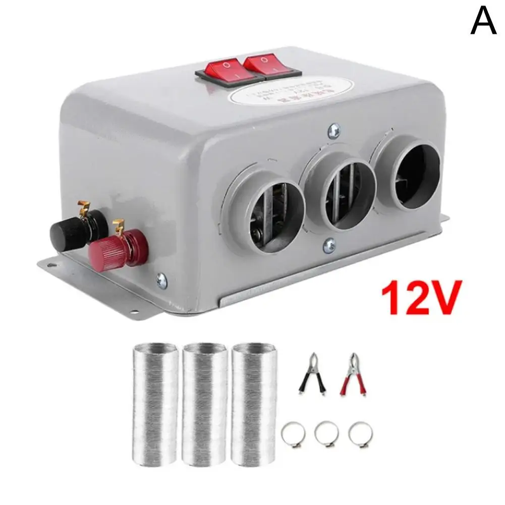 12V/24V Car Mounted Heater Dryer 800W High-power Rapid Heating Windshield Defogging Machine For Truck Vehicles Accessories S6J7