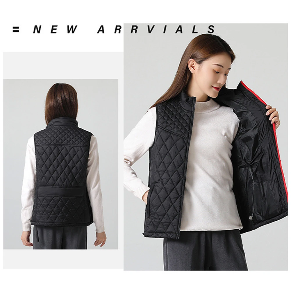 Женский Зимний Жилет С Подогревом Унисекс Куртка Электрическим