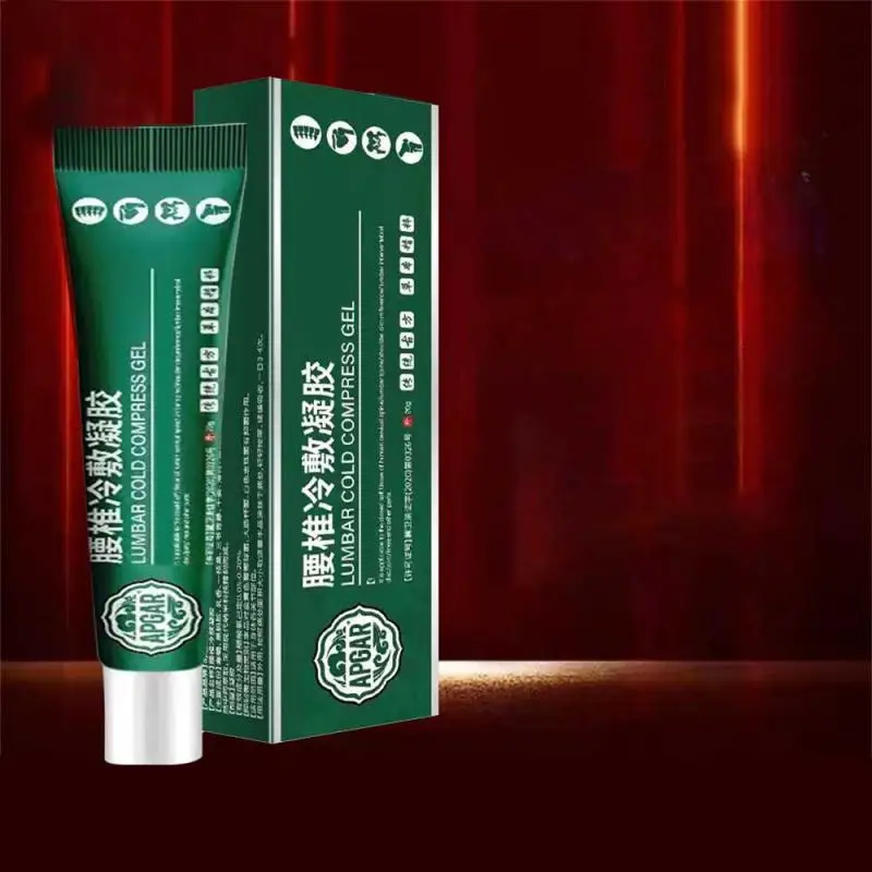 

1pc Lumbar Pain Relief Herbal Lumbar Spine Cold Compress Gel Knee Relief Pain Cervical Spine Joint Waist Care 20g