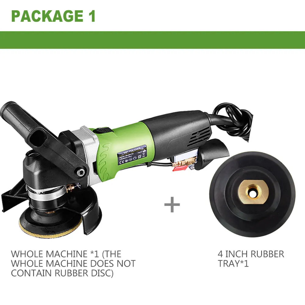 800 Вт электрическая водяная мельница для мрамора гранита камня полировальная