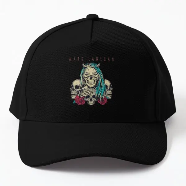 

Mark Lanegan Baseball Cap Hat Sport Spring Casual Black Fish Printed Summer Casquette Outdoor Solid Color Boys Bonnet Mens