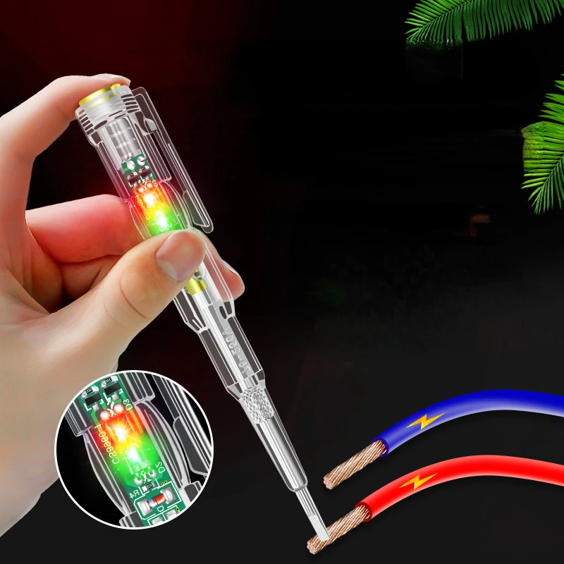 

Multi-function Disconnection High-brightness Color Light Test Pen for Electricians Intelligent Induction on-off Test Pen