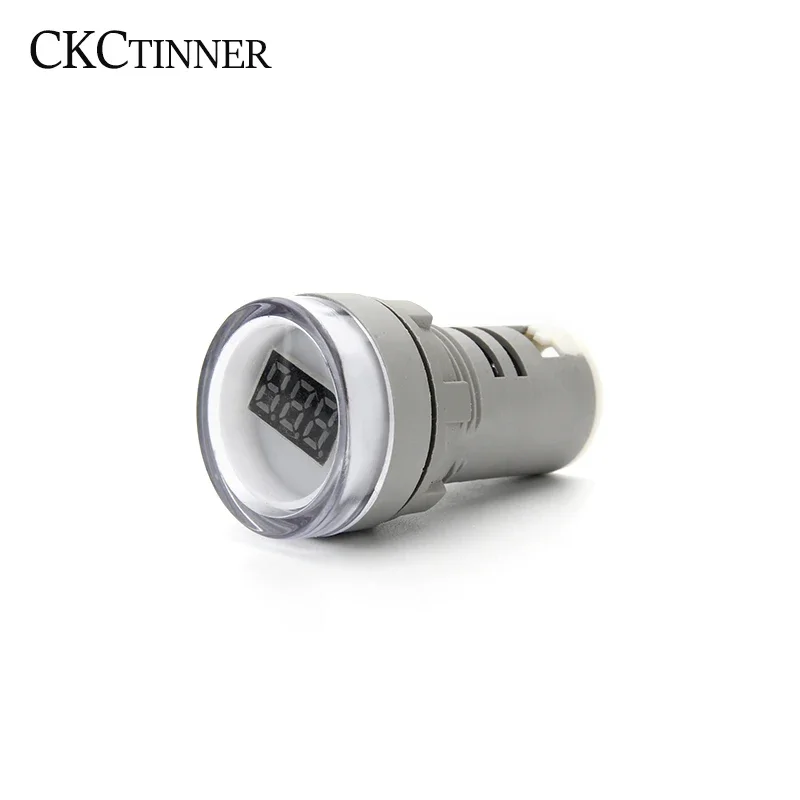 Цифровой мини-вольтметр 22 мм 60-500 В переменного тока