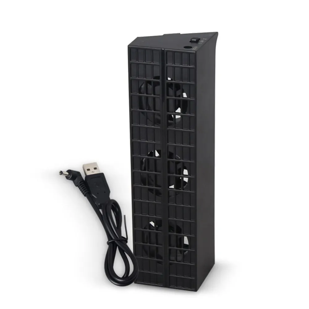 

For PS4 Slim Game Console Wireless Charger Cooler Cooling Fan Heat Exhaust Ventilation Radiator Device Game Accessory