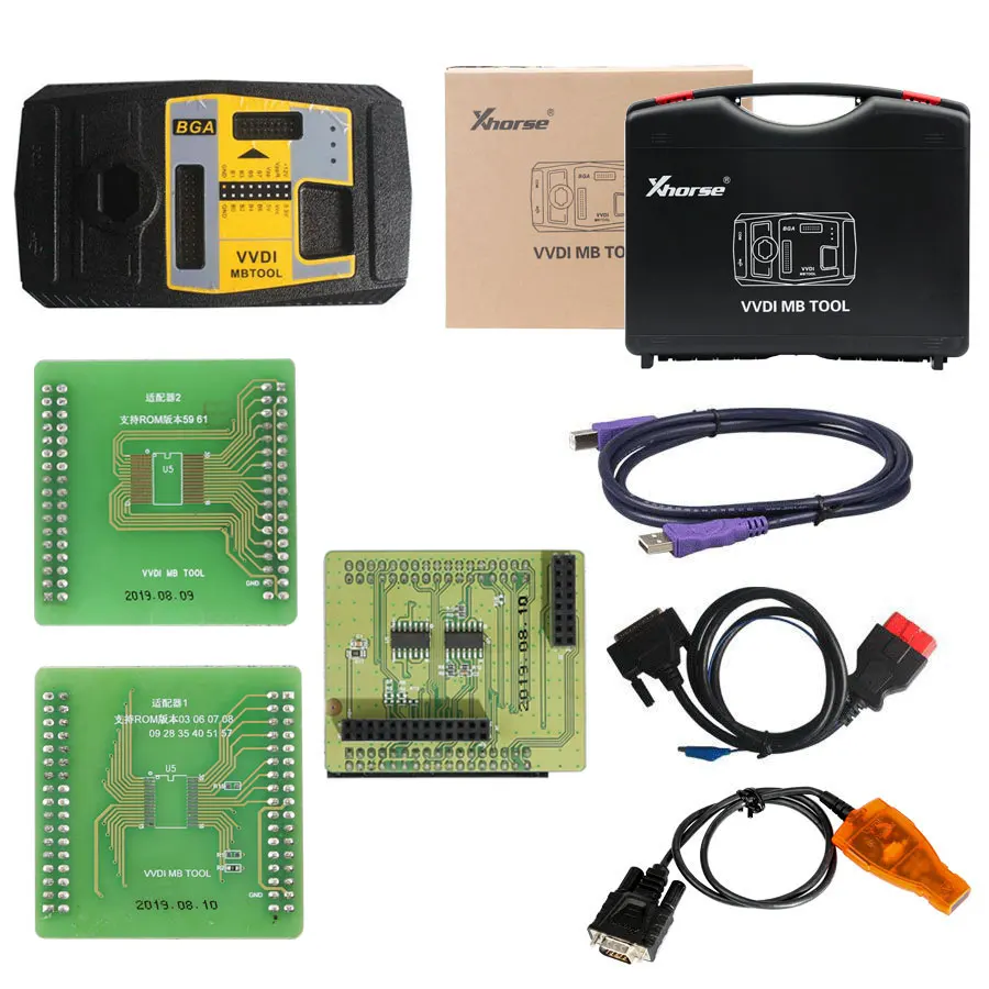 Фото Программатор ключей без маркера Xhorse VVDI MB BGA, включая функцию BGA калькулятора, поддержка 1997-2014 FBS3 для программ ключей Benz №1