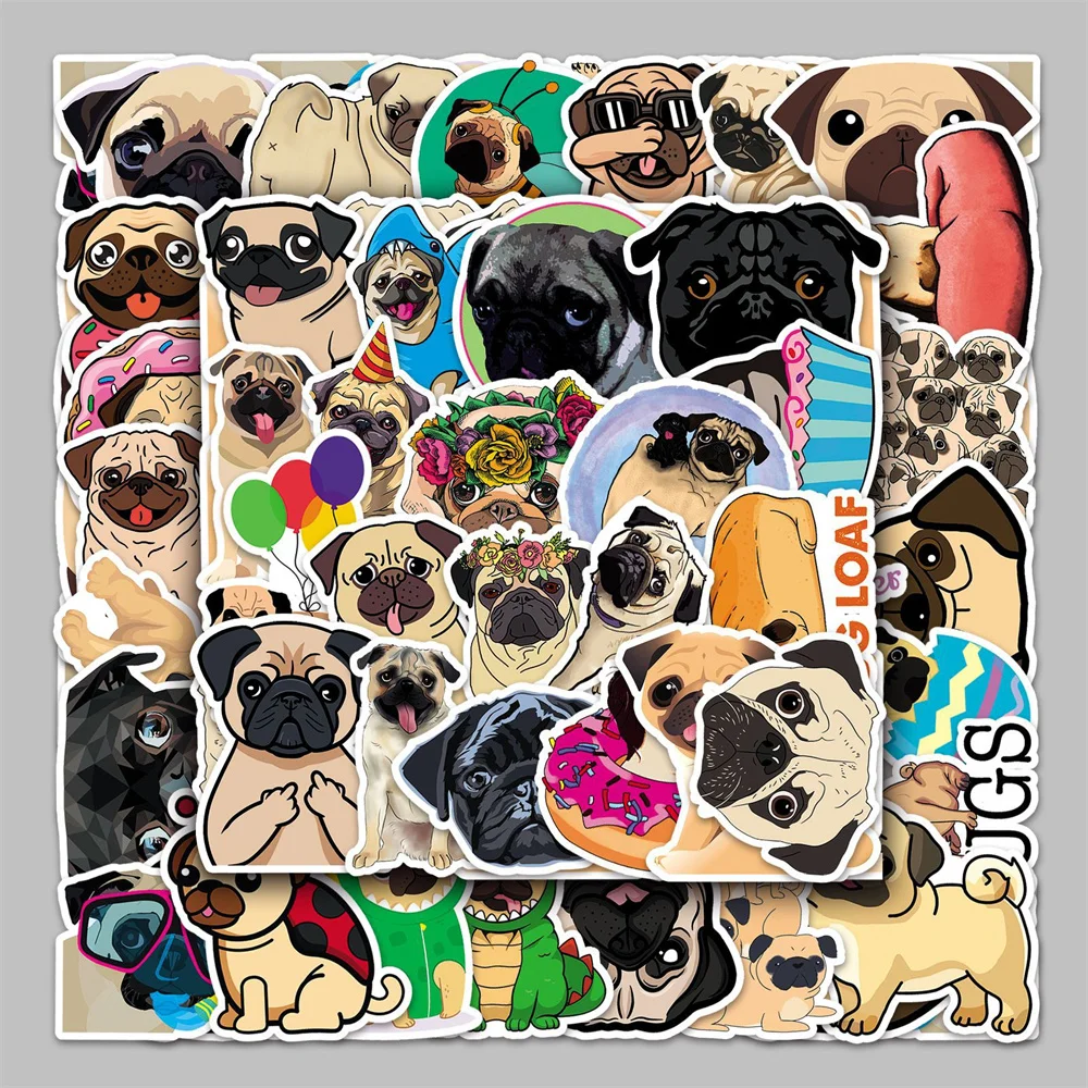 

10/30/50 шт., стикеры с рисунками животных