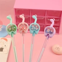 0 5mm kawaii soft rubber cutie animal bear paw smile gel ink pens cute school office writing supplies gift stationery prizes