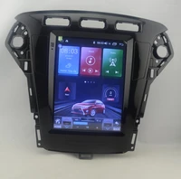 9 7 tesla style vertical screen octa core android 10 car gps radio navigation for ford mondeo 2011 2012 automatic ac