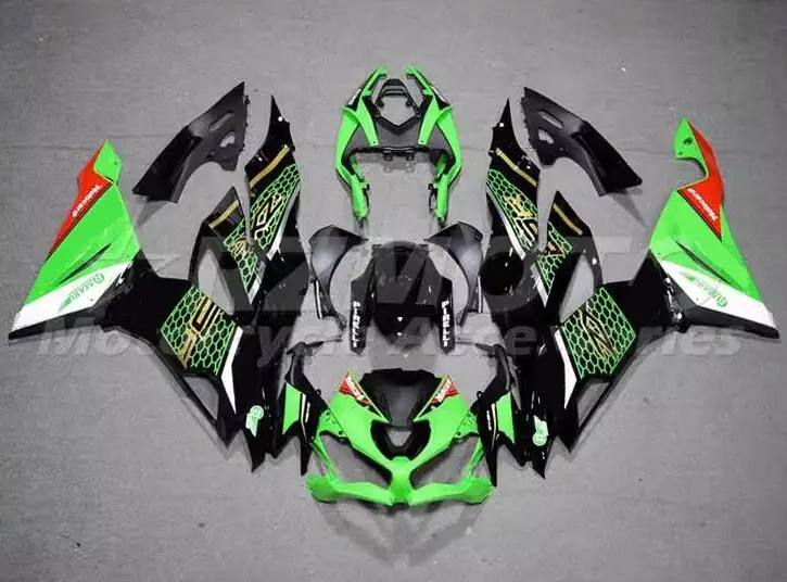 

НОВЫЕ комплекты обтекателей из АБС-пластика, подходят для Kawasaki ZX-6R ZX6R 636 2019 2020 2021 2022 19 20 21 22 23, кузов на заказ, зеленый