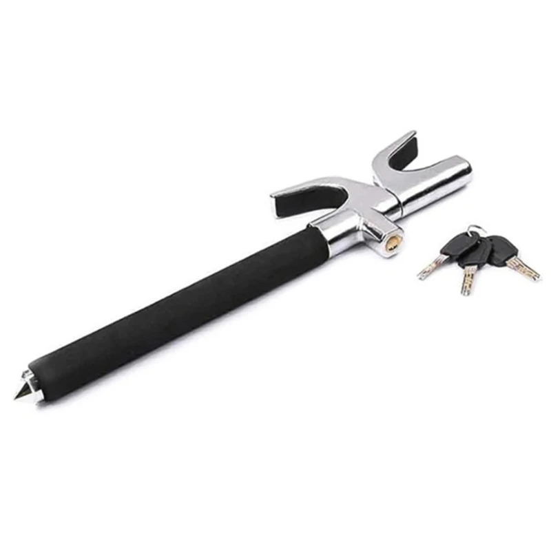 

Heavy Duty Auto Car Retractable Steering Wheel Lock Security Anti-Theft Device Lock Safety Hammer for Vehicle Truck SUV
