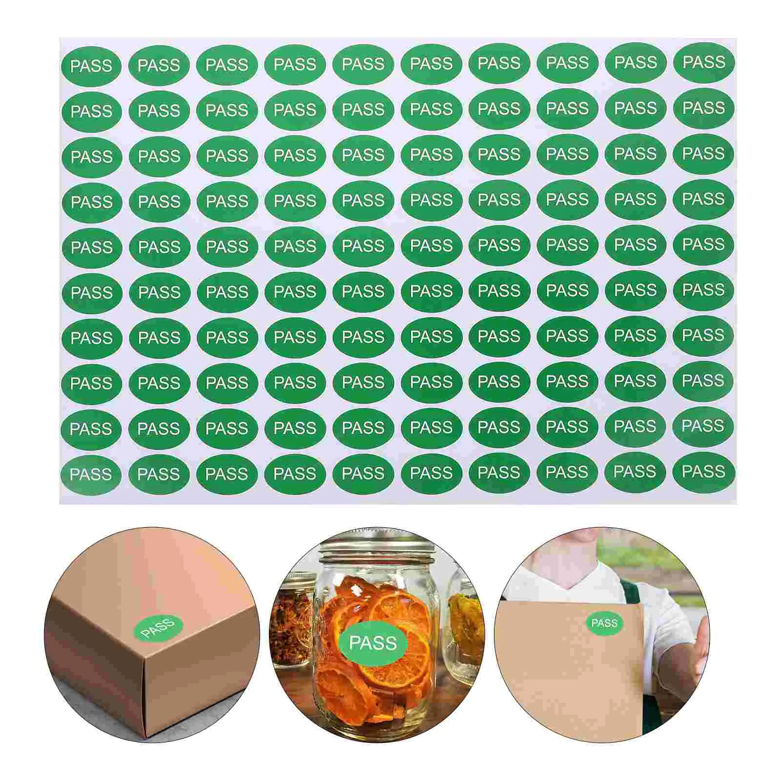 

2000Pcs QC Passed Labels Warehouse Quality Stickers Self Adhesive Passed Stickers Check Tested Stickers
