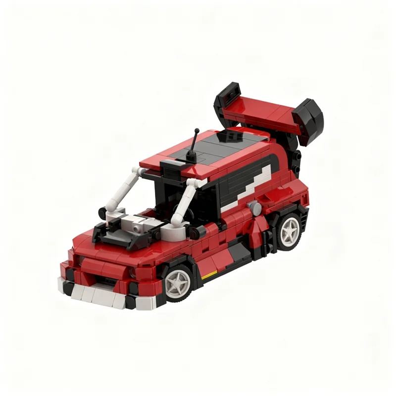 Фото 1830 деталей MOC VILEBREQUIN Fiat City Champions: Конструктор-модель, архитектурный набор, идея для рождественского подарка, развивающая игрушка для детей №4