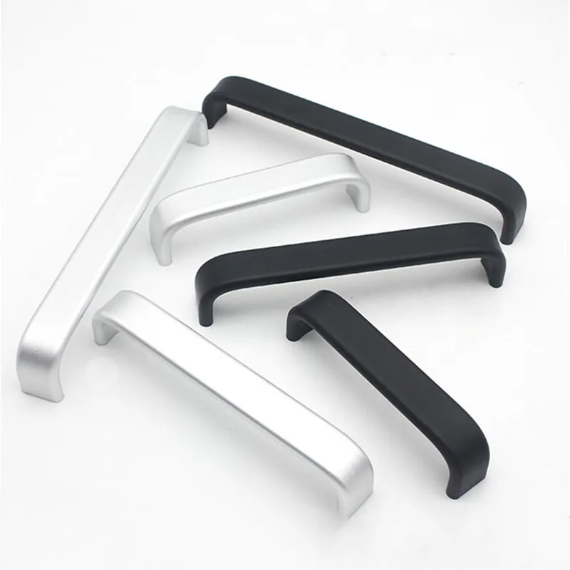 

Modern Simple Aluminum Alloy Kitchen Cabinet Door Knobs and Handles Solid Home Improvement Furniture Handle Hardware