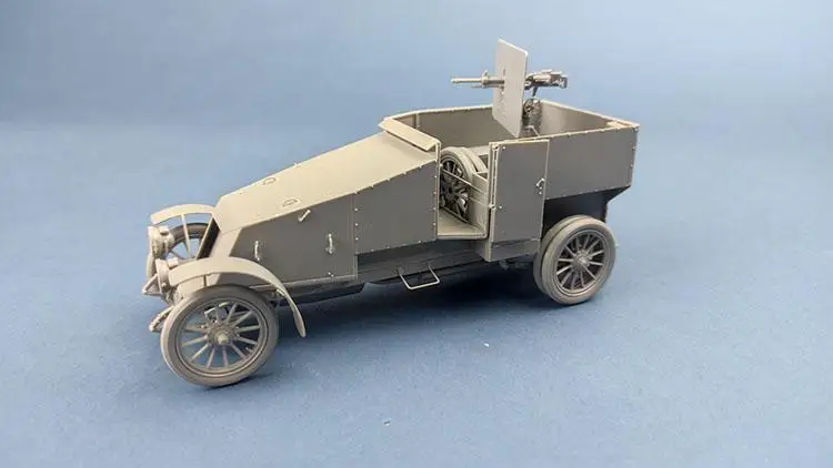 Медные модели CSM35013 1/35 французские БРОНИРОВАННЫЕ АВТОМОБИЛИ модель 1914 (тип ED)
