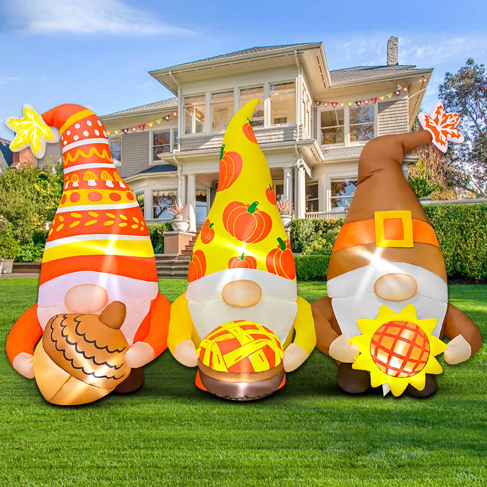 

Надувные гномы на День Благодарения