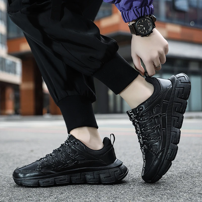 Man Casual Shoes Men Cushion Athletic Training High-quality Comfortable Light Breathable Sport Male Sneaker Zapatillas Size39-48