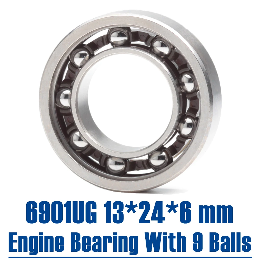 6901UG RC Engine Bearing 13*24*6 mm ( 1 PC ) 6901 UG ID 13mm Glow Plug Model R/C Engines Ball Bearings
