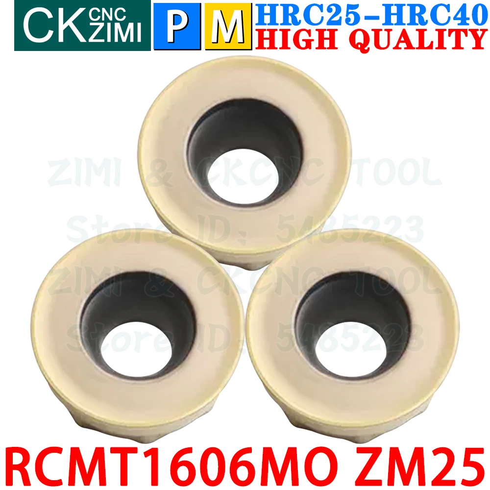 Фото RCMT1606MO ZM25 RCMT 1606 MO EMRW 8R Твердосплавные пластины Пластины для круглого фрезерования Индексируемые инструменты для торцевого фрезерования Инструменты для токарных станков с ЧПУ Для стали Нержавеющая сталь №3