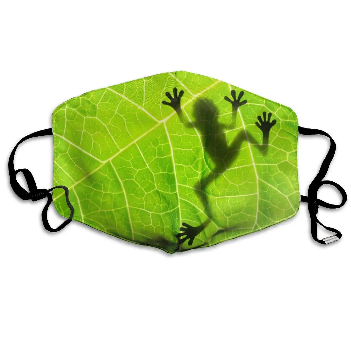 

Face Mask Summer Animal Frog Shadow Print Masks Breathable Adjustable Windproof Mouth-Muffle Camping Running for Women Men Kids