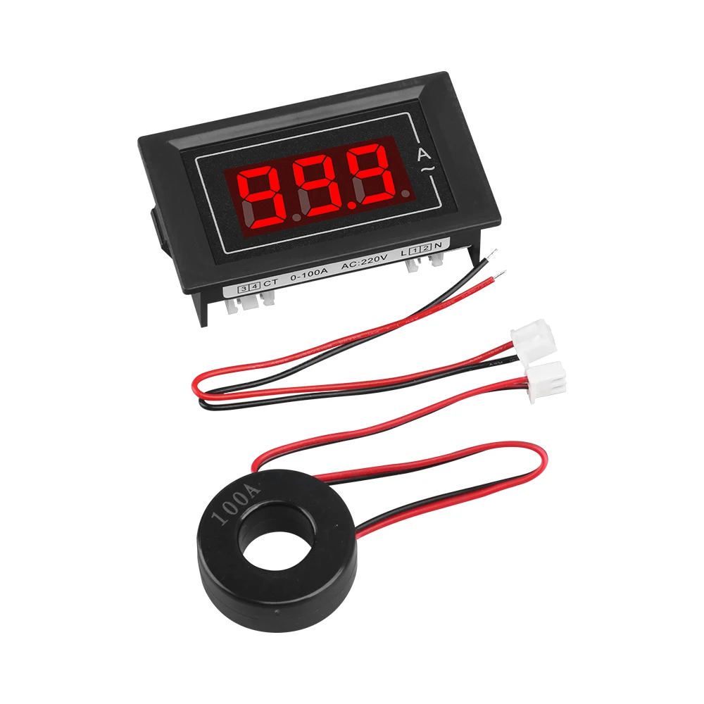 

AC 220V LCD Digital Voltmeter Voltage Meter Volt Instrument Tool 2 Wires Voltmeter Panel Indicator Light Lamp Gauge