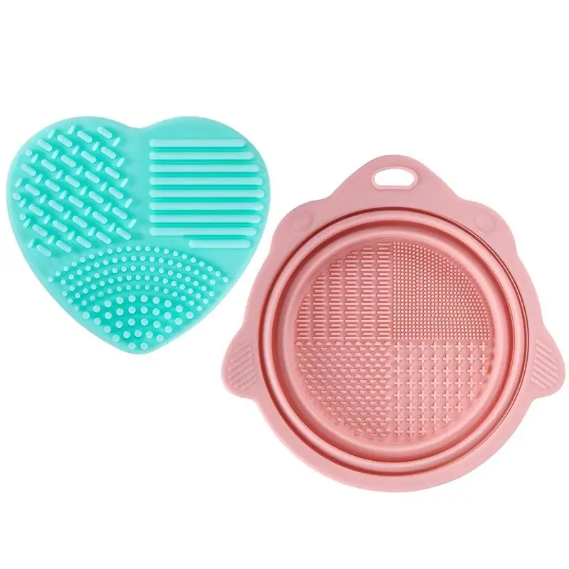 

Коврик для чистки кистей для макияжа, косметические щетки для чистки основы, коврик для чистки макияжа