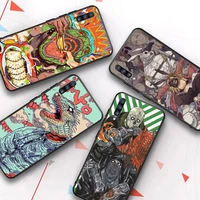 yndfcnb dorohedoro phone case for samsung s20 lite s21 s10 s9 plus for redmi note8 9pro for huawei y6 cover
