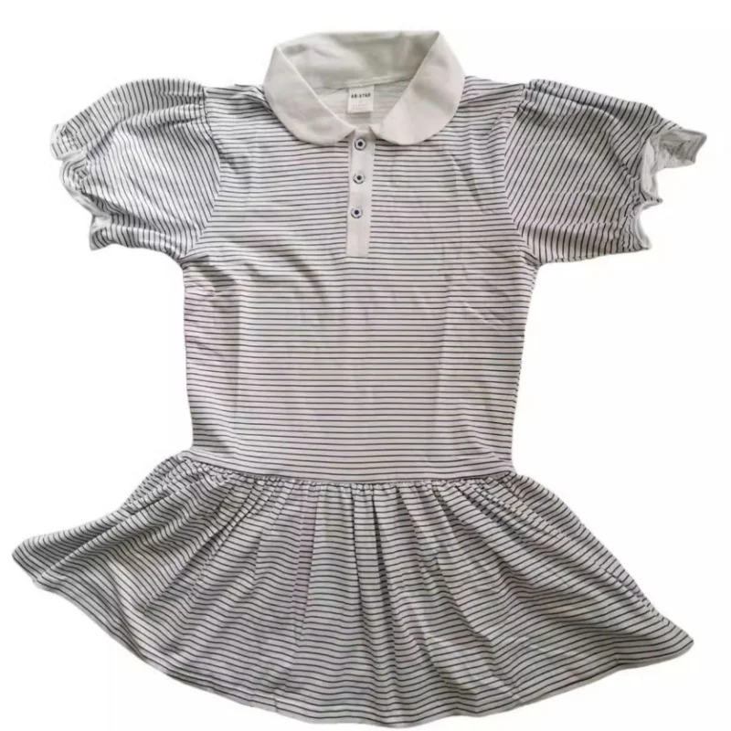 

Боди в синюю полоску с принтом и юбкой, комбинезон для взрослых и малышей, ABDL, мягкая удобная одежда с застежками, домашний комбинезон, платье