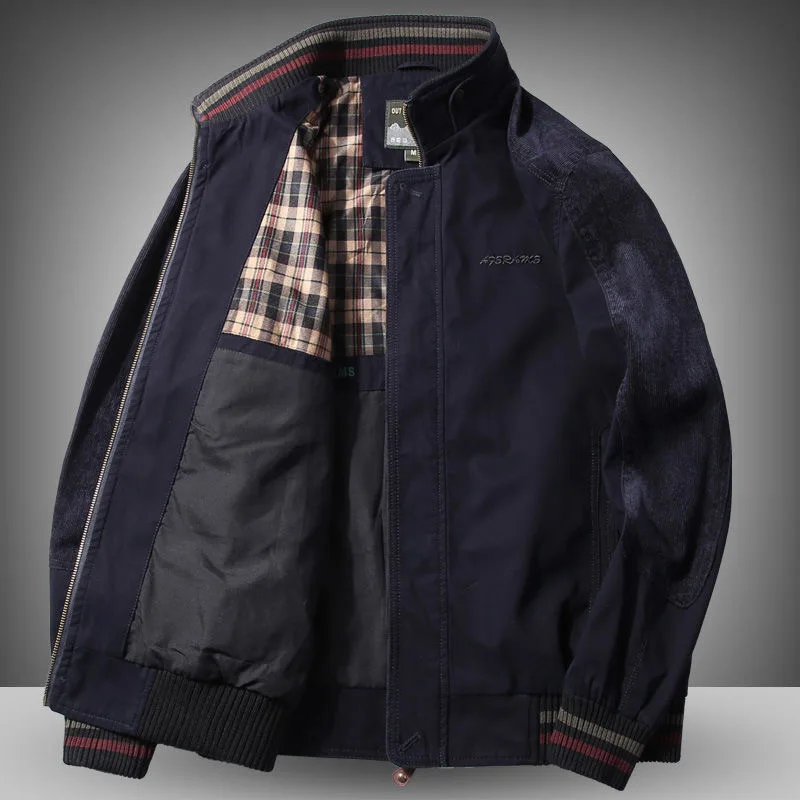 

Куртка мужская демисезонная из 2022 хлопка, батальных размеров