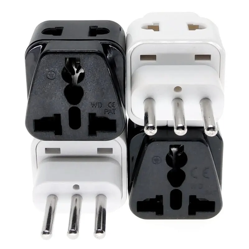 Chile Plug Adapter Type L Converter Multi Outlet Change US AU UK EU...World AC250V 10A |