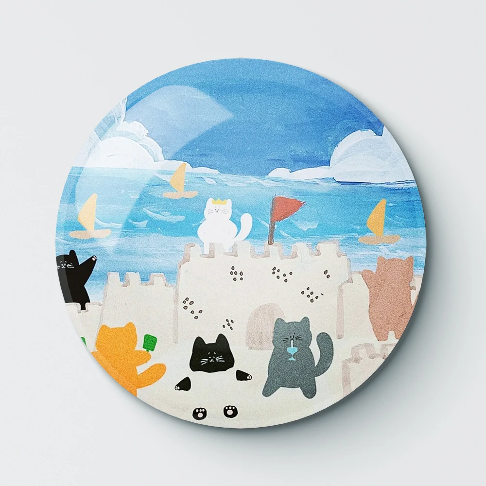 

CUTE CAT 029 Buttons Brooches Pin Jewelry Accessory Customize Brooch Fashion Lapel Badges