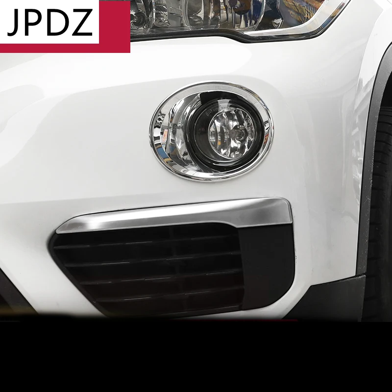 

Хромированный Стайлинг автомобиля ABS, крышка противотуманной фары, отделка, полоса рамы, 3D наклейки для BMW X1 F48 2016-2020, внешние аксессуары для а...