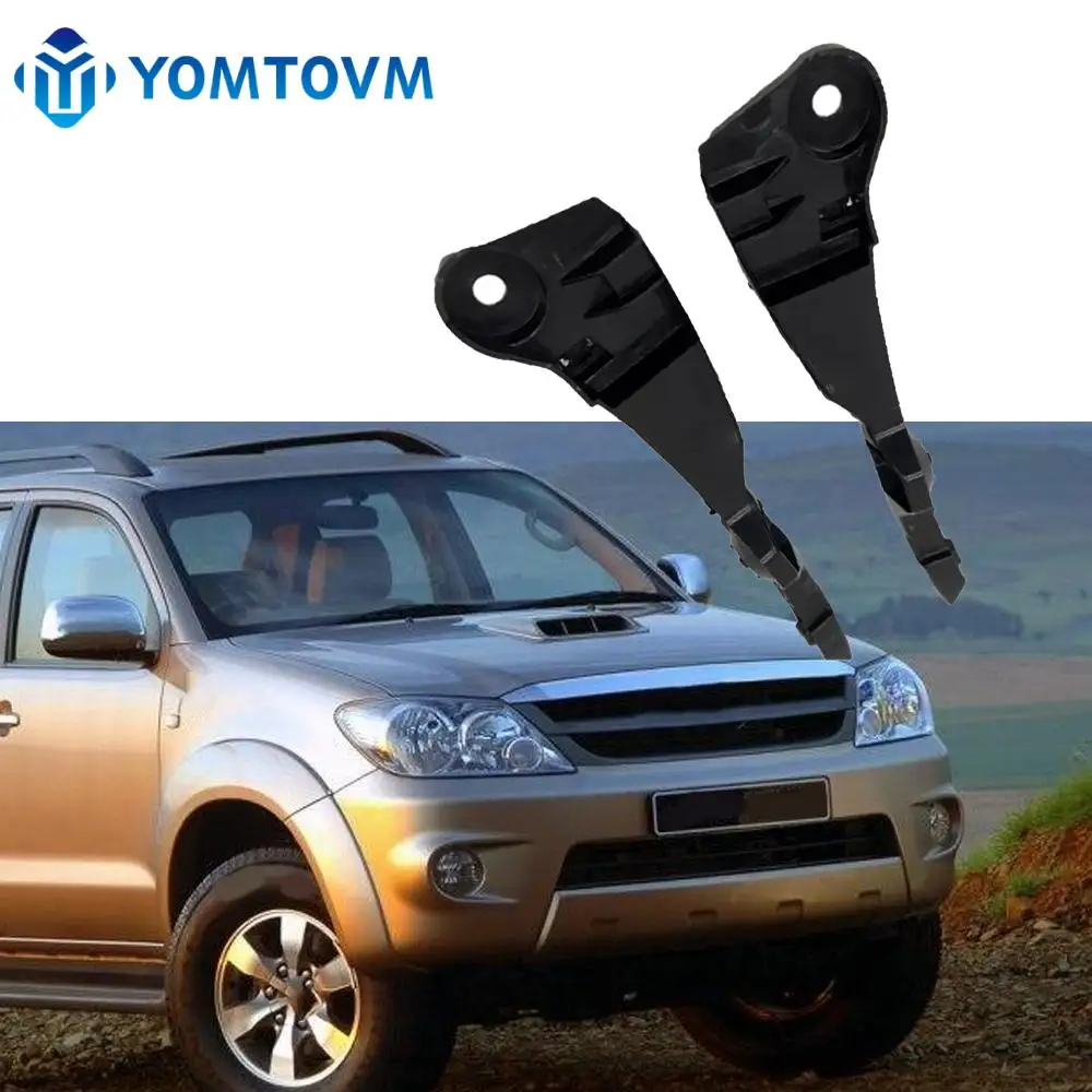 

2 шт. левый и правый боковой кронштейн переднего бампера для Toyota Fortuner SUV 2WD 4WD 2005 2006 2007 2008 52116-0K020 52115-0K020