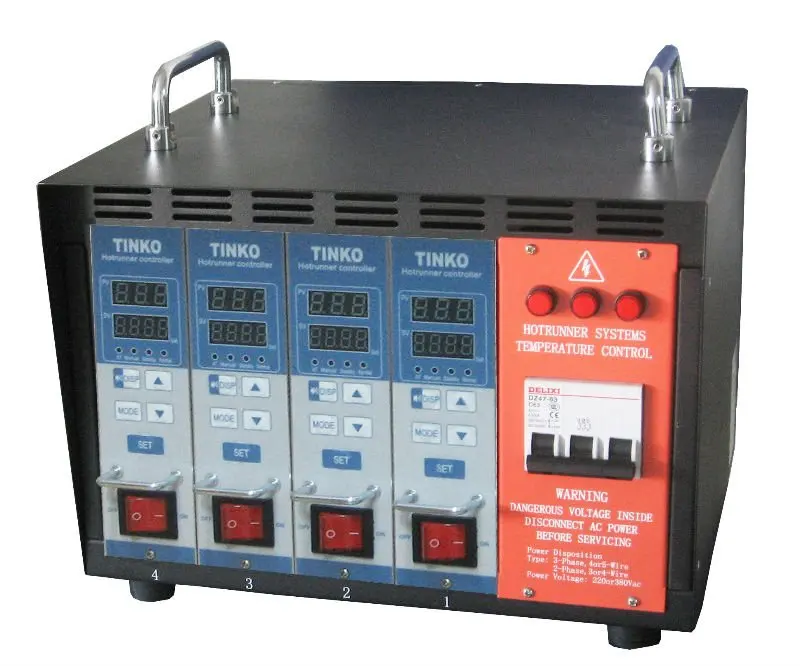 

4 Zone HRTC Hot Runner System Temperature Controller For Plastic Injection Molding Mould equipment
