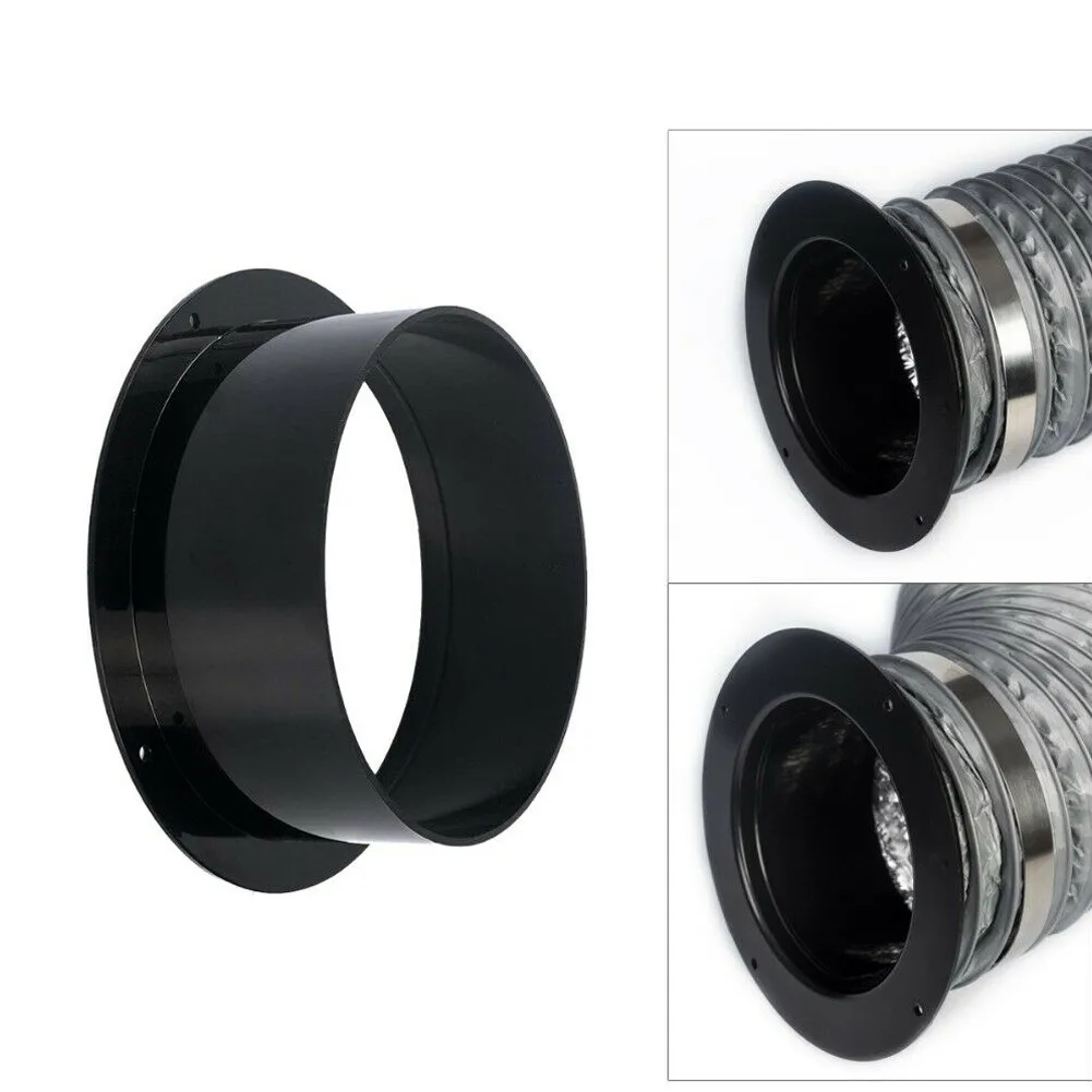 

4/5/6 In FLange Ducting Hose Connector Round Plastic Ventilation Ducting Exhaust Pipe Connectors Fresh Air System Vent Hardware