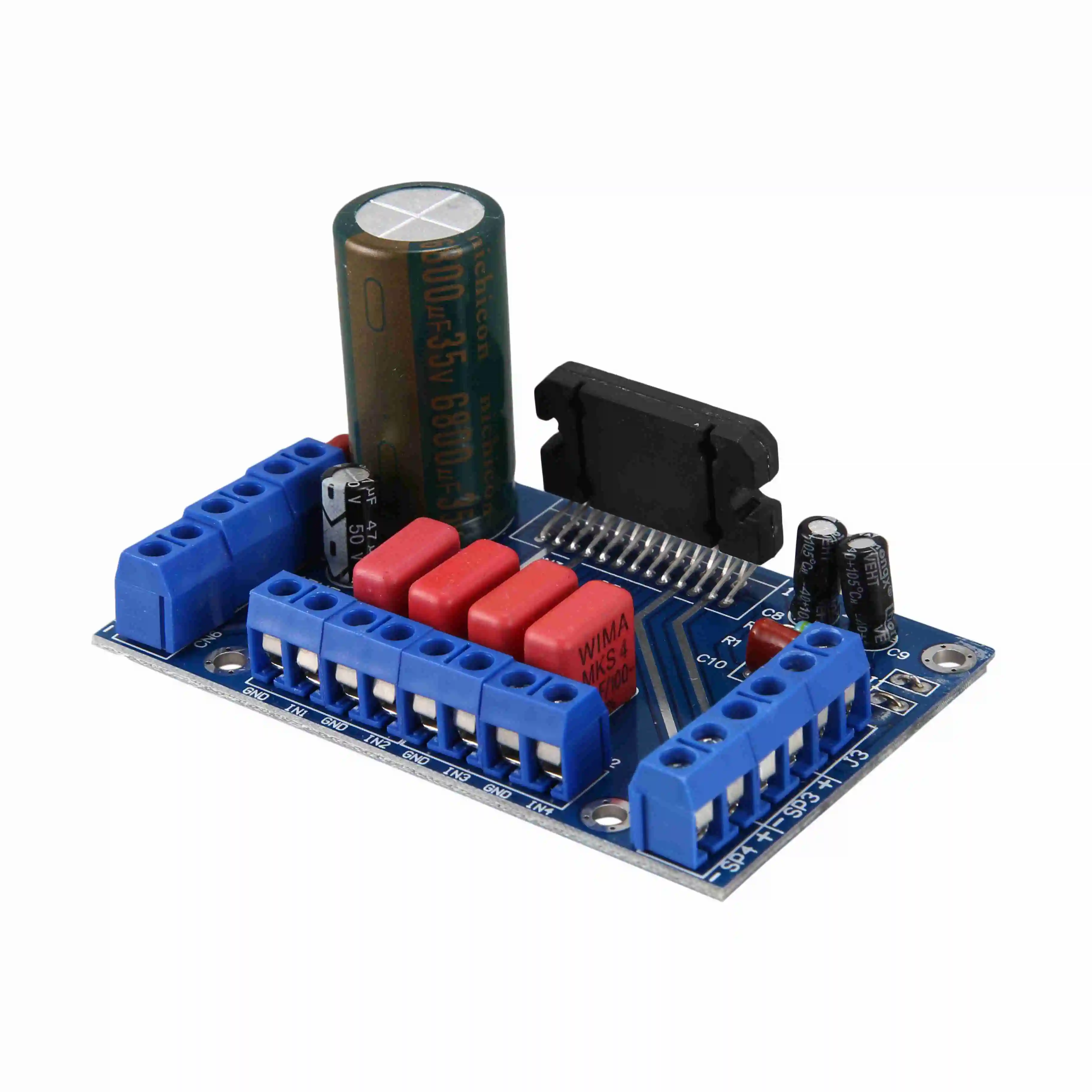 

DC 12V TDA7388 Four Channel 4 x 41W Audio Power Amplifier Board BTL PC Car Amp