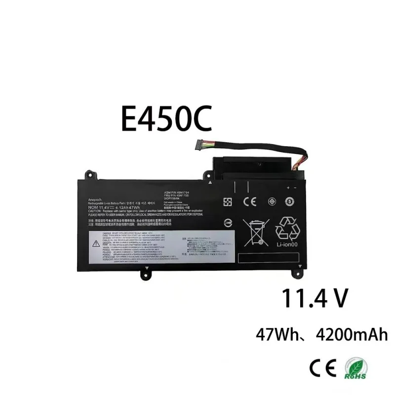

4200mAh For Lenovo E450 E455 E450C E460 E460C E465 laptop battery Perfect compatibility and smooth use
